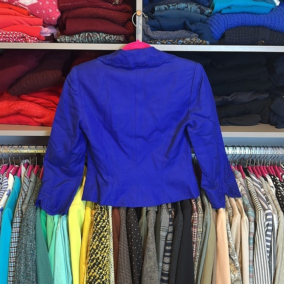 Vintage Maggy L royal blue blazer size 4​ - Picture 3 of 3